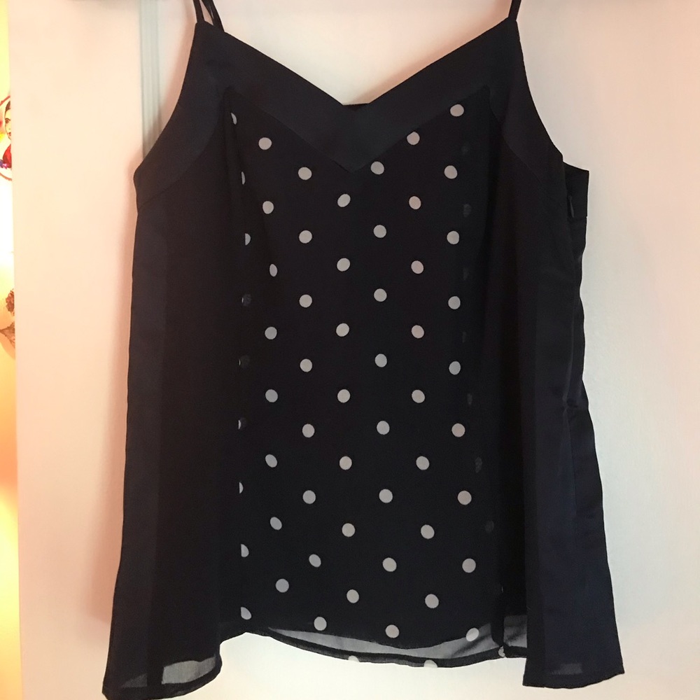Polka dot tank top